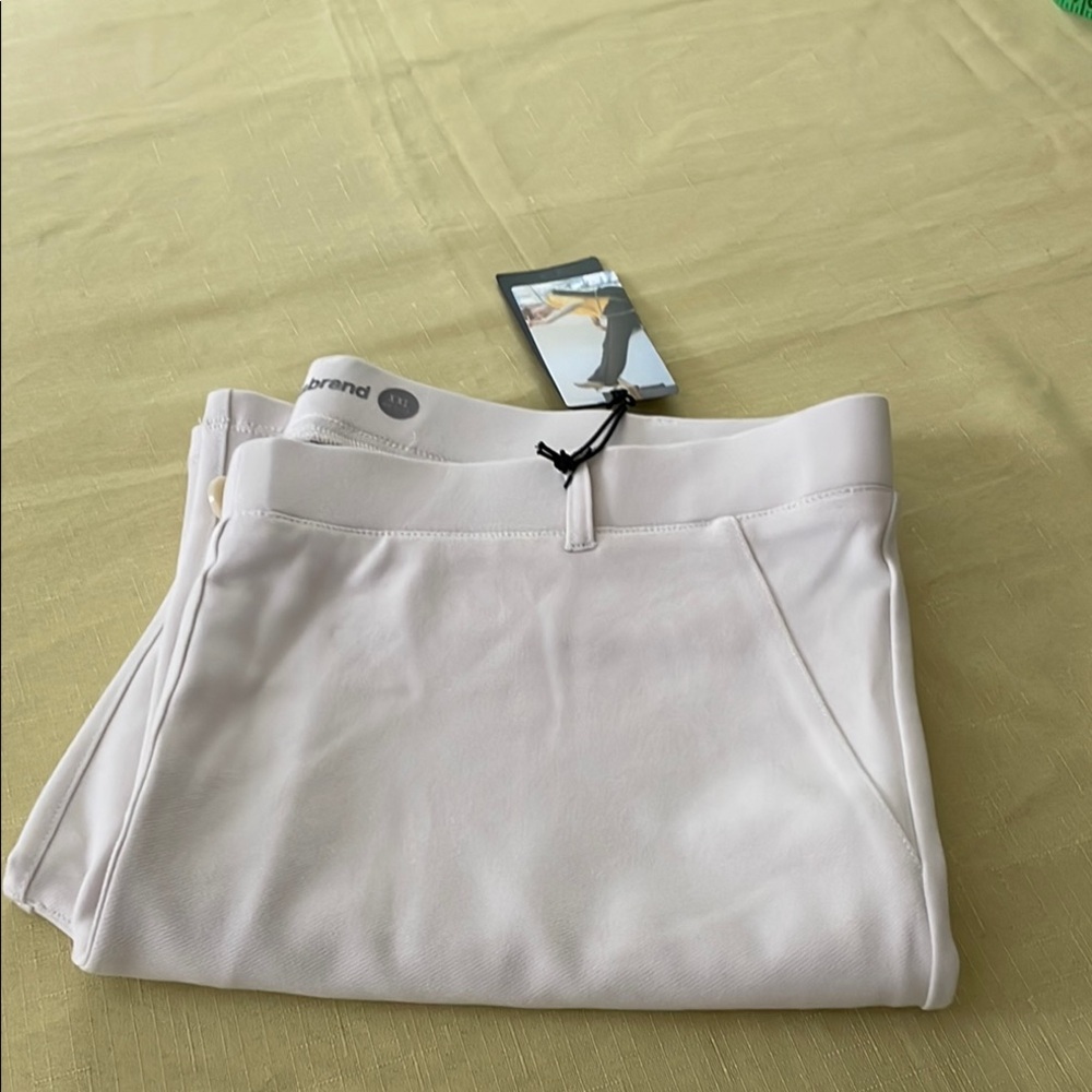 Betabrand White Yoga Stretch Pants